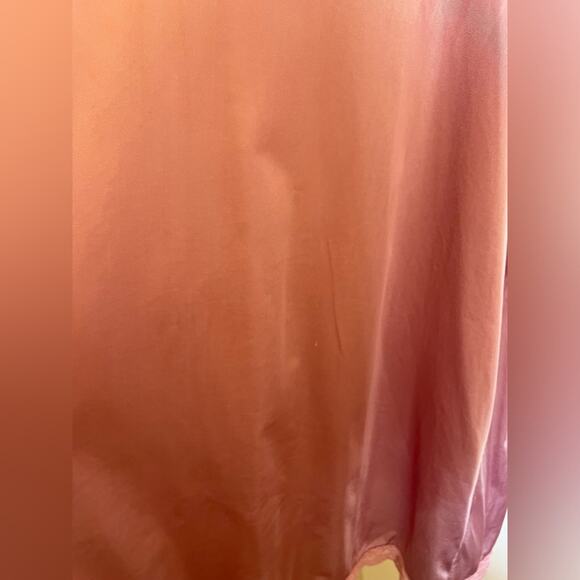 VTG Vassarette Mid Century Modern Pink Classic Slip Dress W/ Lace Trim Large - Picture 7 of 12